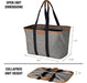 Clevermade 30l Snapbasket Luxe - Bolsa De Compras De Comesti 1