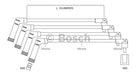 Bosch Juego Cables Bujia Hyundai Atos/Accent 4