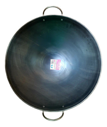 Baquetlita Wok Oriental Importado Gran Capacidad 54.5cm N'8 0