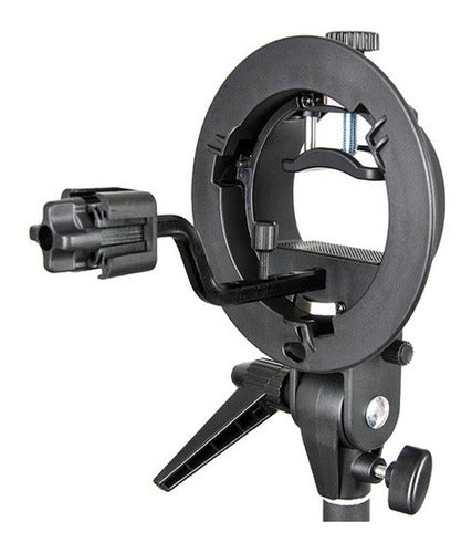 Godox Flash Speedlite Bracket + Adapter for 4 Flashes 3