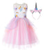 Jerrisapparel Princess Party Dress Unicorn Costume for Girls 0