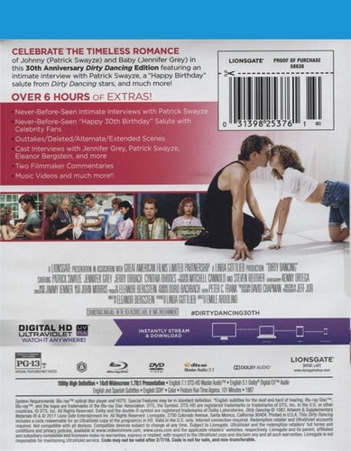 Blu-ray + Dvd Dirty Dancing 1