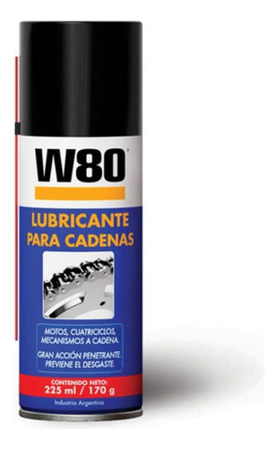 W80 Lubricante Spray P/cadenas 225ml 0