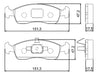 Pastilha Dianteira Cerâmica Ferodo Peugeot 208 1.6 - 2013-20 2