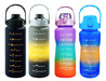 Kitchen Tools Motivational Water Bottle 2L with Straw 0