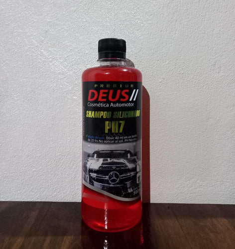 DEUS Shampoo Para Auto Siliconado Ph Neutro 500ml 1