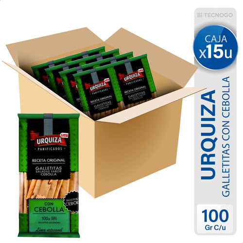 Urquiza Onion Flavor Savory Crackers Box - Best Price 0