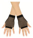 Short Red Fingerless Gloves Retro Costume Party Women's Mitton 6