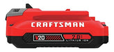 Craftsman 20v Max Batería De Iones De Litio, 2,0 Amperios Po 3