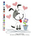 Digital Embroidery Machine Pattern Children's Design Dog Puppy Love 621 2