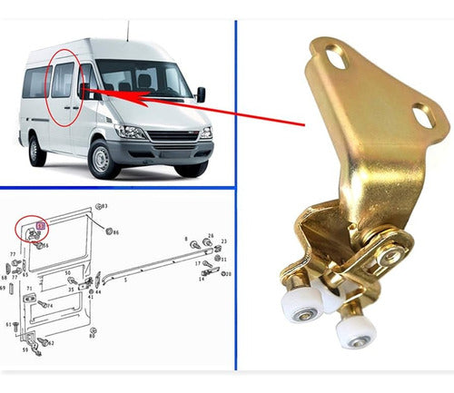 Guia Superior Porton Lateral Sprinter 310/312 Cdi 313/413 1