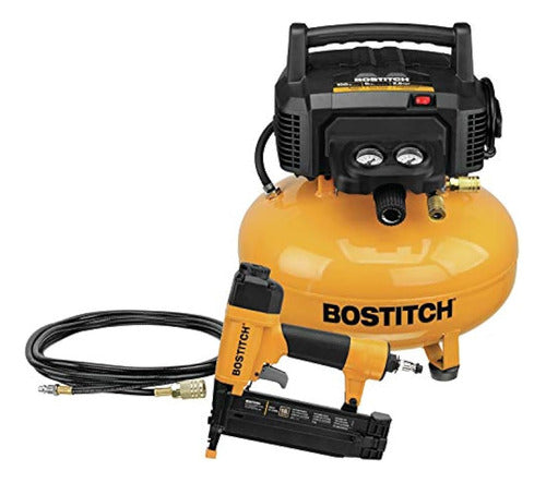 Kit Combinado De Compresor De Aire Bostitch Con Clavadora Br 0