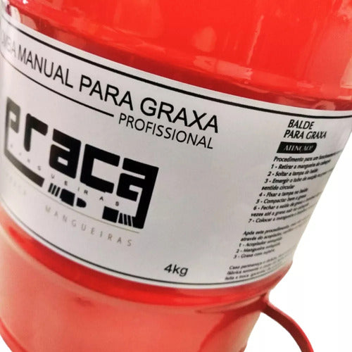 Bomba Manual Para Graxa 4 Kg Profissional Praça 4