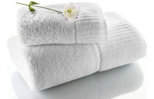 Luxury Hotel Quality 630 GSM Thick Pure Cotton Towel Set 0