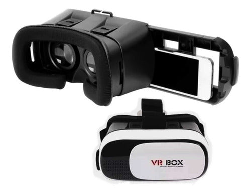 Virtual Reality Glasses +Joystick+Headphones+Free Charger 2