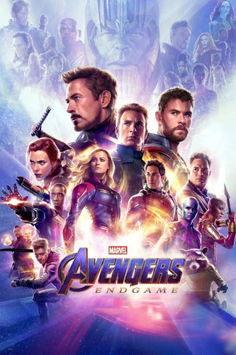Avengers Endgame Movie Posters Vinyl Canvas 100x70 cm 3
