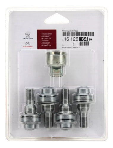 Peugeot Security Nuts for Alloy Wheels 0