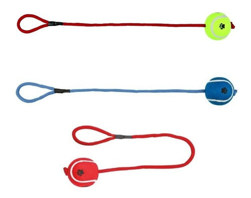 Trixie Tennis Ball with Rope for Dogs - 40% Off! 1