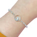 925 Silver Rolo Bracelet with Virgin Girl Charm PS 203-1 0