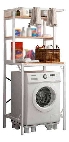 Generic Over Washer Organizer 3 Shelves White 177cm 0