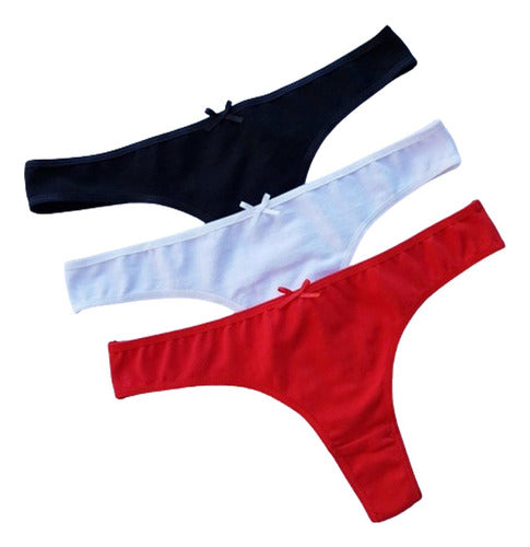 Combo 6 Zorba Men's Boxer Shorts + 6 Women's Cotton Thong Panties 8
