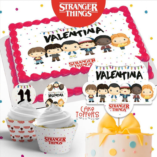 Kit Imprimible Personalizado Stranger Things | Cumpleaños 1