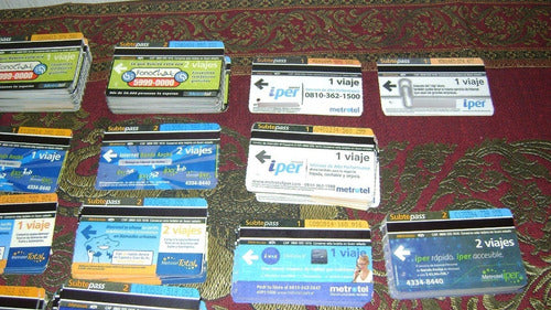 Tarjetas Subtepass Serie Metrotel 17 Motivos Serie 98 4