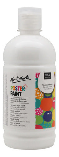 Tempera Secado Rapido Mate X500ml Color Blanco Titanio 0