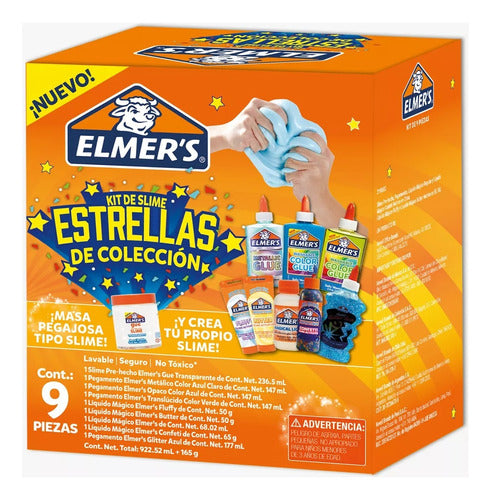 Elmer's Collection Stars Slime Kit - Set of 9 Pieces 0