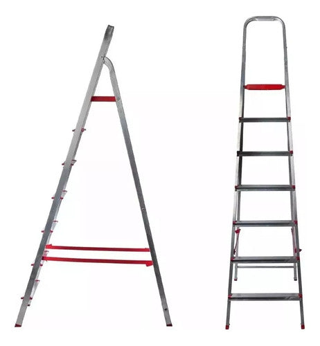 Lüsqtoff Aluminum Home Ladder ESL215-77 2