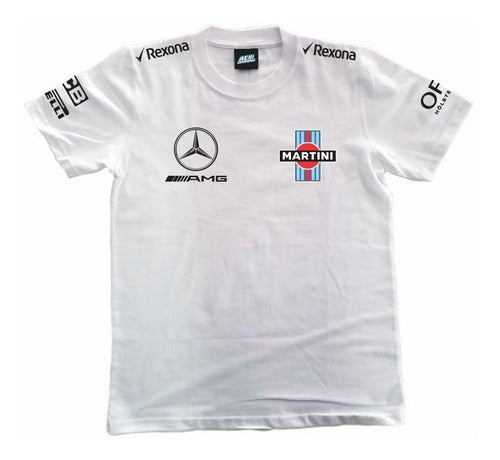 AC F1 Williams Mercedes Martini T-Shirt 0