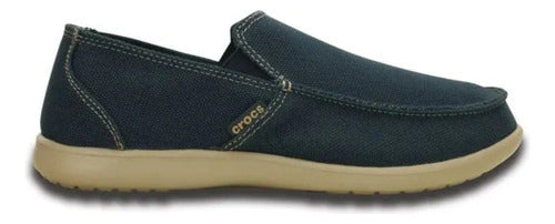 Crocs Santa Cruz Clean Cut Navy Tumbleweed Azul Original 0