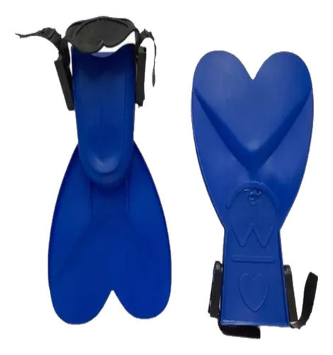 Set Patas De Rana Buceo Natación Niños Verano Faydi 402 1