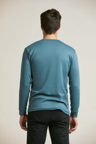 Tres Ases Thermal Cotton Long Sleeve T-Shirt for Men 34