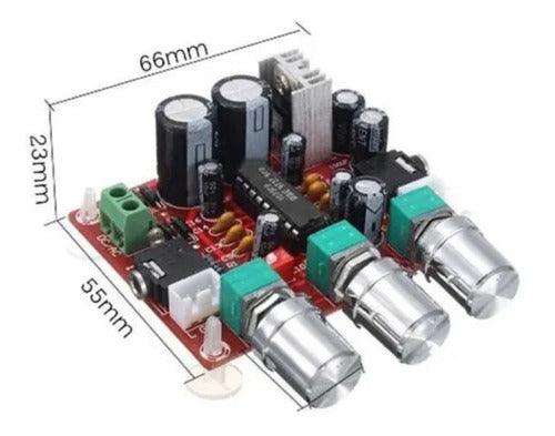 Modulo Preamplificador De Audio Estereo Con Control Tonos Xr 1