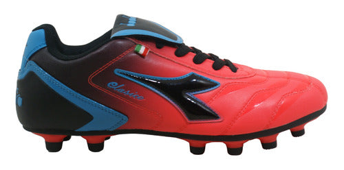 Diadora Classic Field Fijo Coral/Black Men's Sports Boots 0