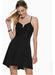 A. Famous Short Asymmetrical Lace Party Dress Serenity 1