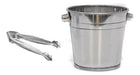 Stainless Steel Ice Bucket with Tongs for 1 Person 0