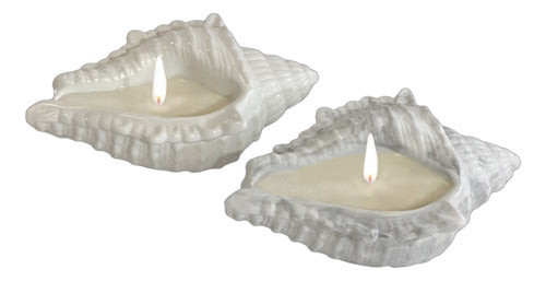 Bougies Déco Soy Aromatic Candle Snail Bowl 18x12 Cms - Nag Champa 3