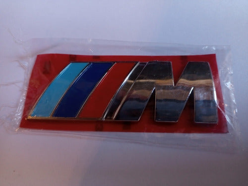 BMW M Motorsport Chrome Universal Self-Adhesive Badge Emblem 2