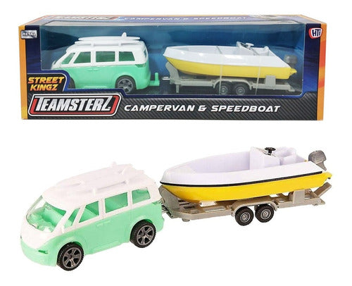 Teamsterz Campervan & Speedboat Set 5