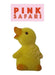 Import EAC Pink Safari Miniature Plush Duck Decoration 0