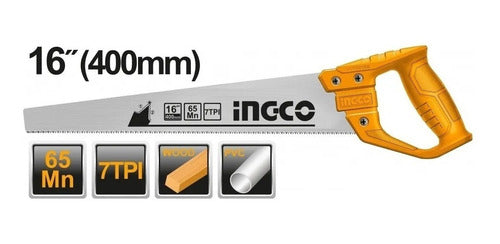 Serrucho 400mm Hhas48400 Ingco 0