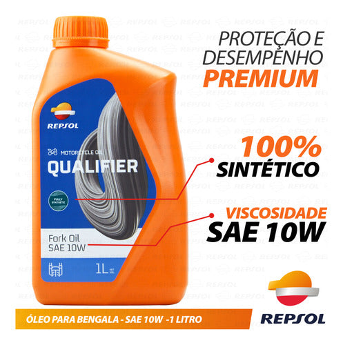 Óleo Bengala Suspensão Moto Alta Performance Sae 10w Repsol 2