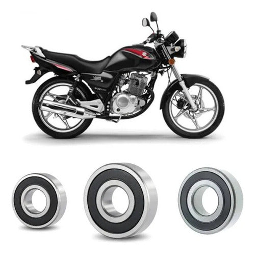 Kit Rolamentos De Roda Traseira Suzuki Yes 125 0