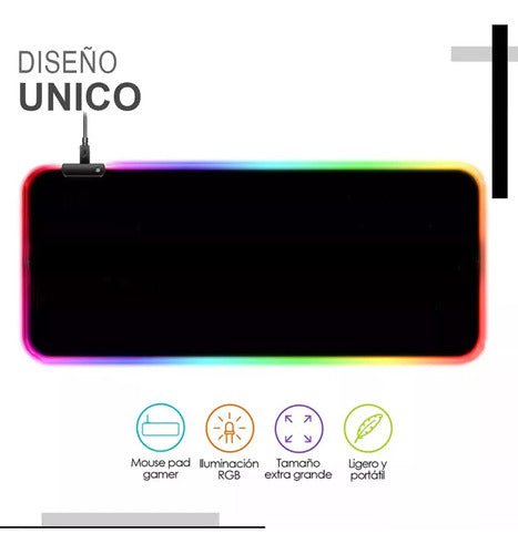 Tu Bazar Virtual UY RGB Gaming Mouse Pad 3