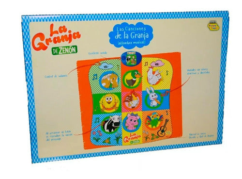 Alfombra Musical Canciones De Granja De Zenon Zippytoys 1