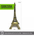 Eiffel Tower 25cm Metal Ornament Souvenir France Underground A 2