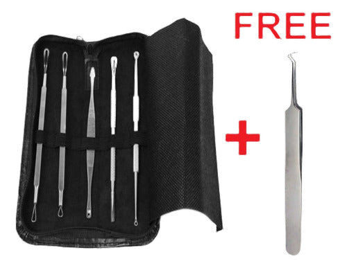 5 X Blackhead Acne Comedones Pimple Defect Extractor Remover Tool Kit 0