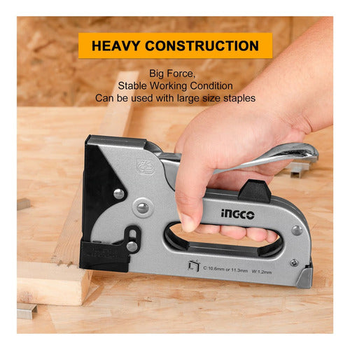 Ingco Heavy-Duty 2 in 1 Metal Stapler 3